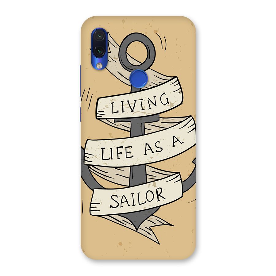 Old School Anchor Back Case for Redmi Note 7