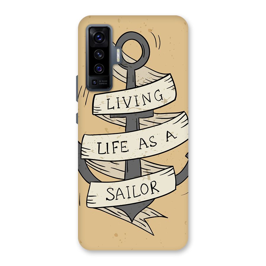 Old School Anchor Back Case for Vivo X50