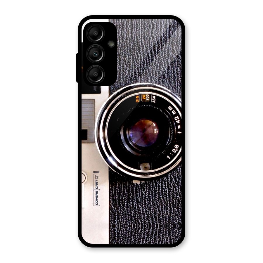Old School Camera Glass Back Case for Galaxy A14 5G