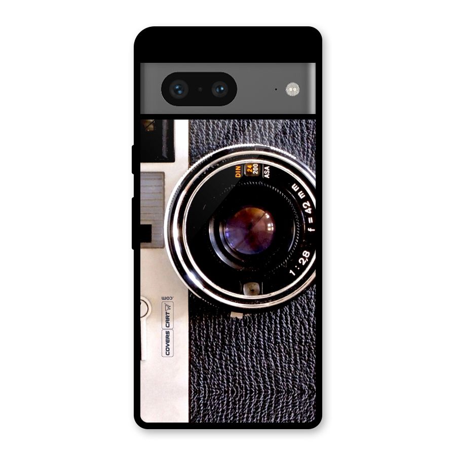 Old School Camera Glass Back Case for Google Pixel 7