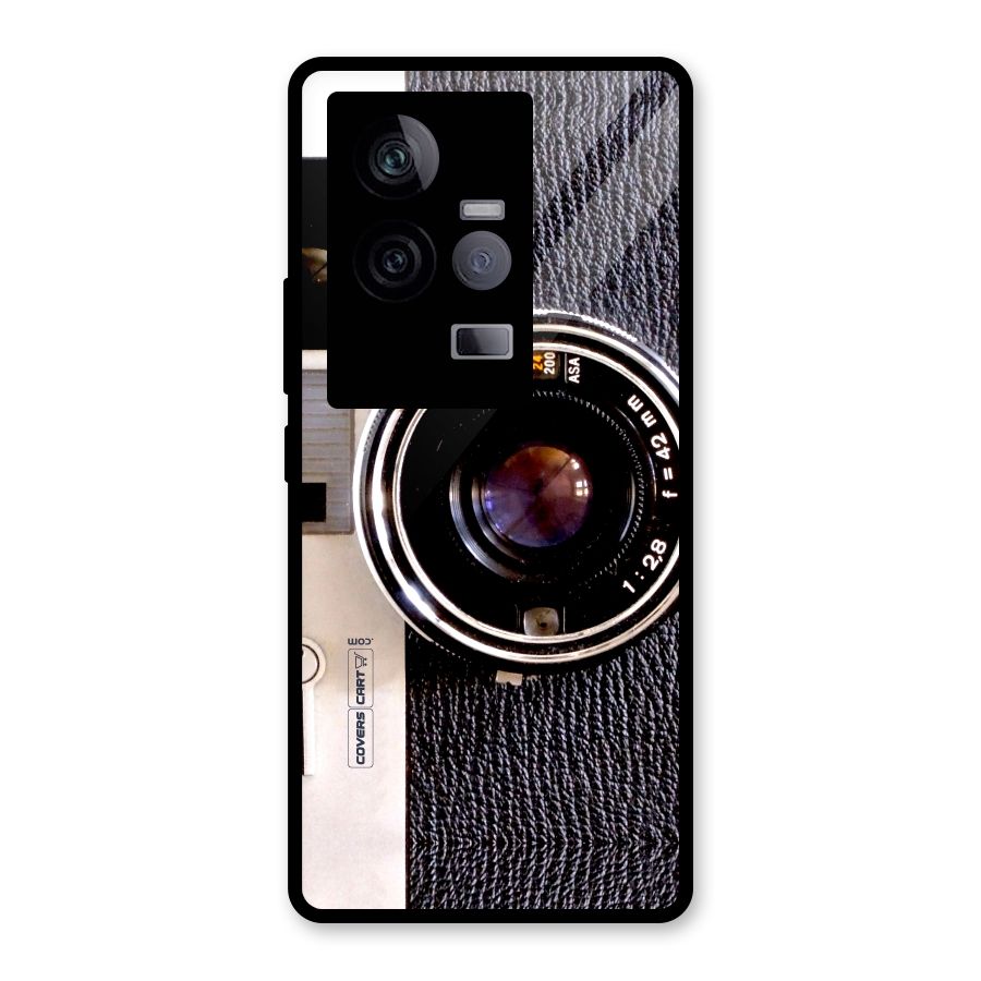 Old School Camera Glass Back Case for Vivo iQOO 11 5G