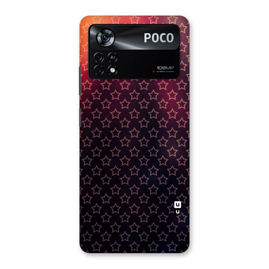 Ombre Stars Back Case for Poco X4 Pro 5G