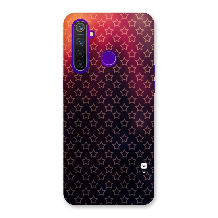 Ombre Stars Back Case for Realme 5 Pro