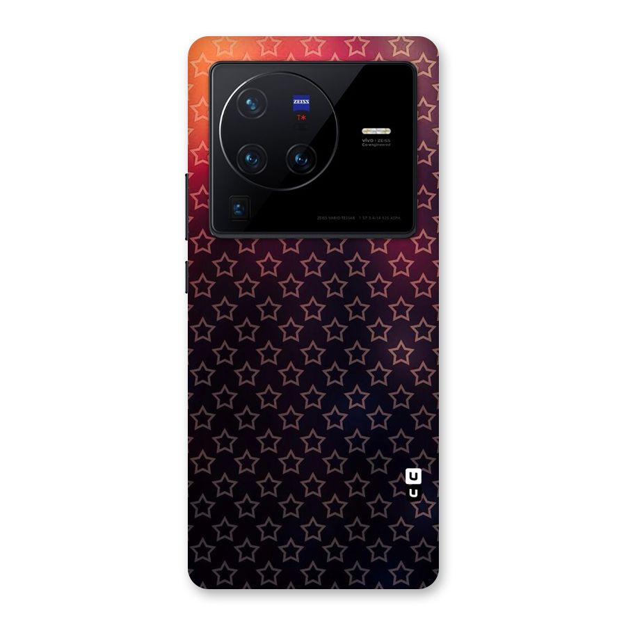 Ombre Stars Back Case for Vivo X80 Pro