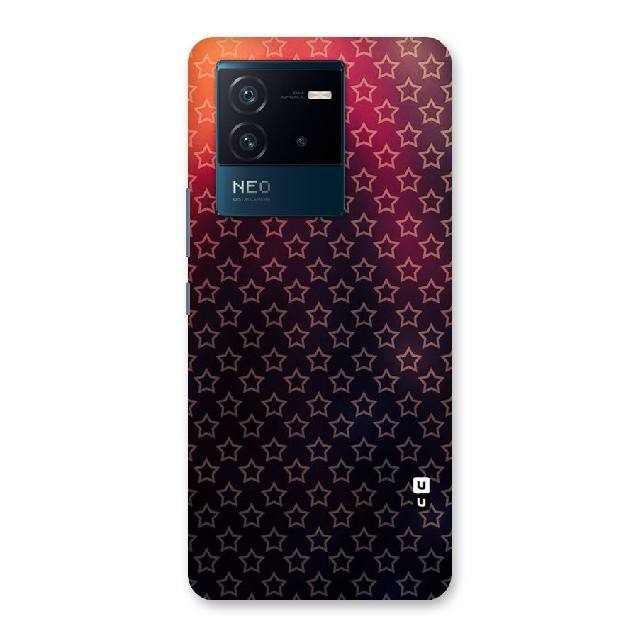 Ombre Stars Back Case for Vivo iQOO Neo 6 5G