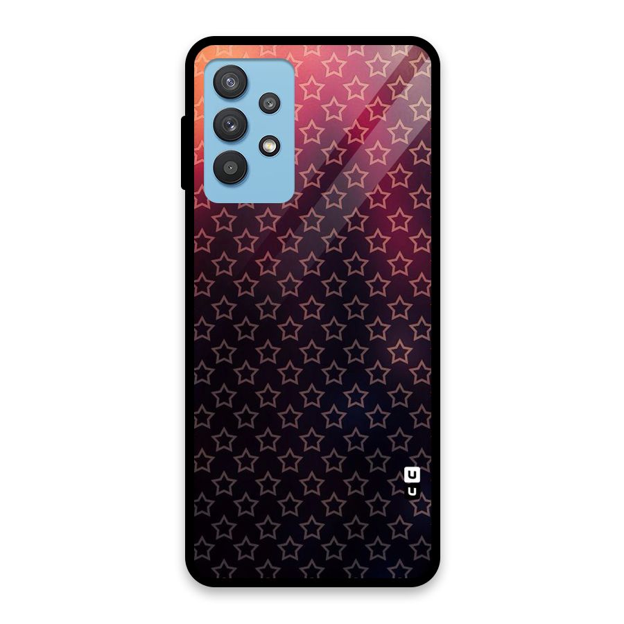 Ombre Stars Glass Back Case for Galaxy M32 5G