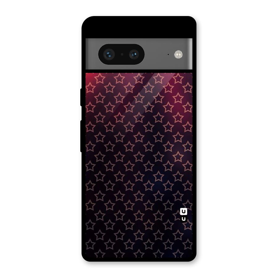 Ombre Stars Glass Back Case for Google Pixel 7