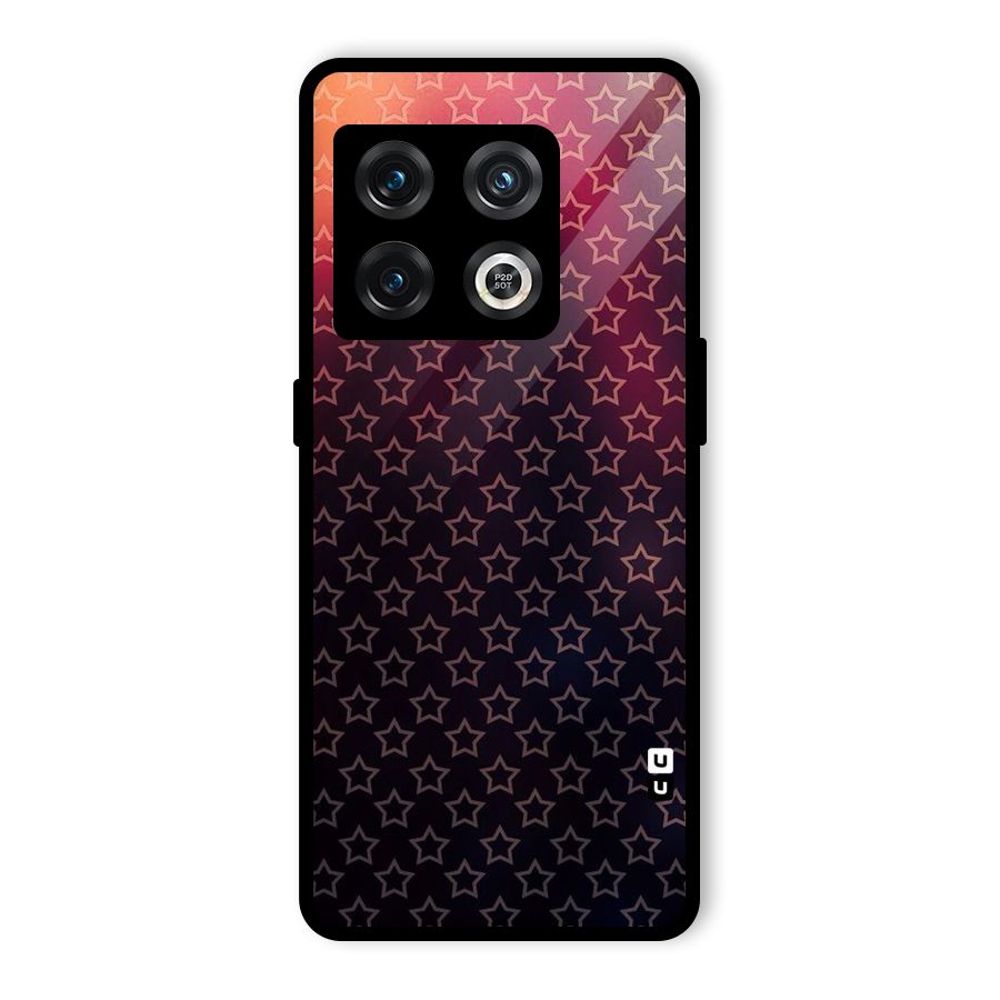 Ombre Stars Glass Back Case for OnePlus 10 Pro 5G