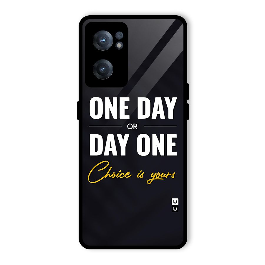 One Day or Day One Glass Back Case for OnePlus Nord CE 2 5G