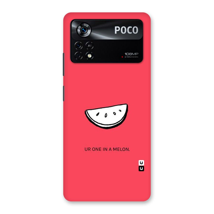 One In Melon Back Case for Poco X4 Pro 5G