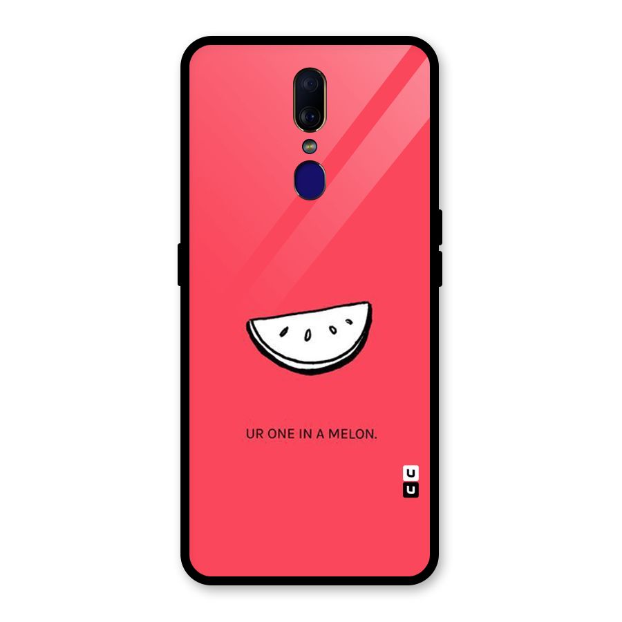 One In Melon Glass Back Case for Oppo F11