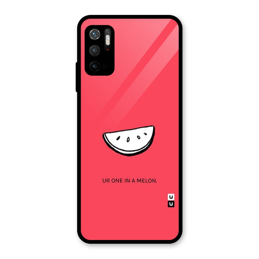 One In Melon Glass Back Case for Poco M3 Pro 5G