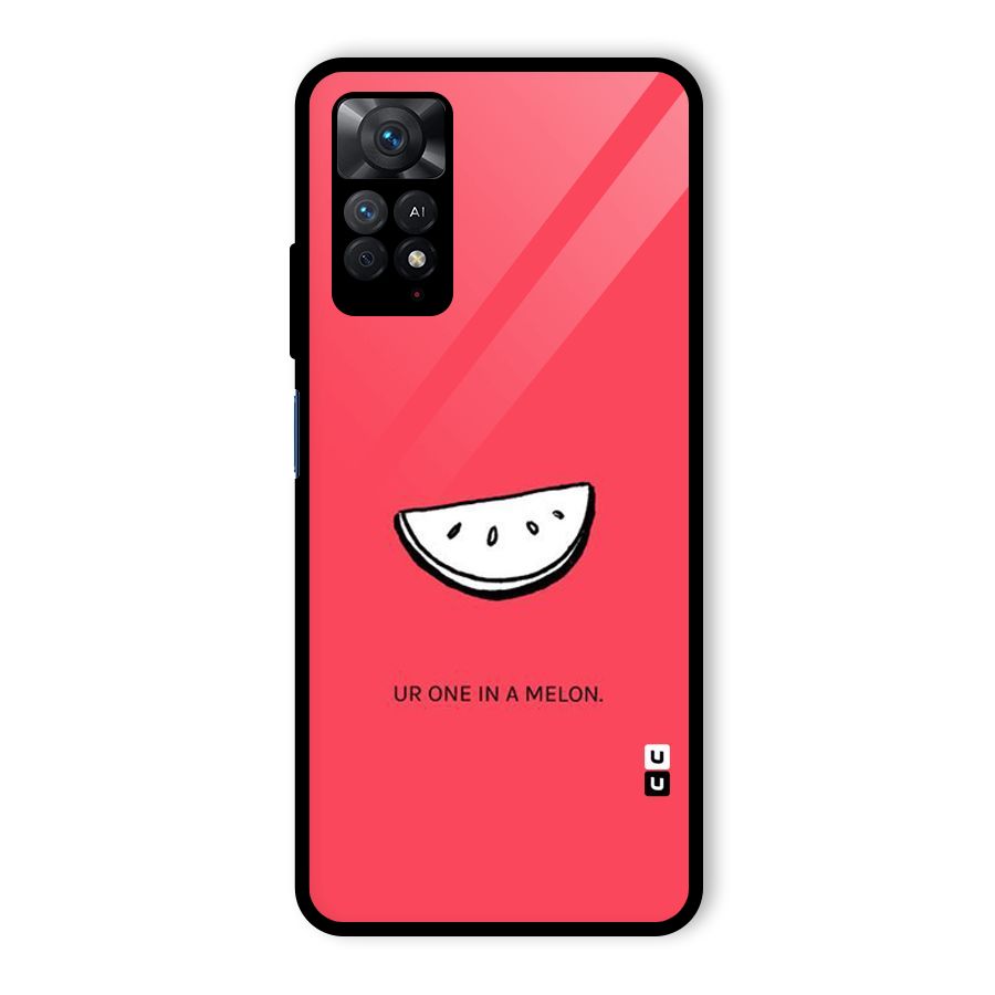 One In Melon Glass Back Case for Redmi Note 11 Pro Plus 5G