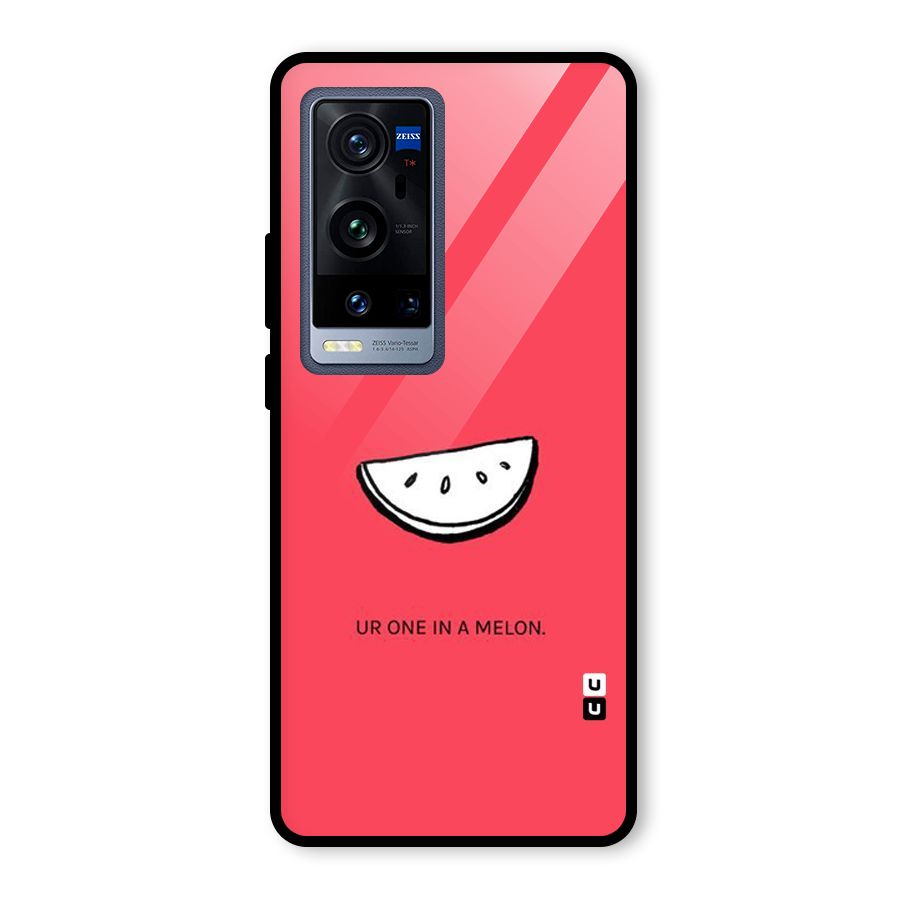 One In Melon Glass Back Case for Vivo X60 Pro Plus