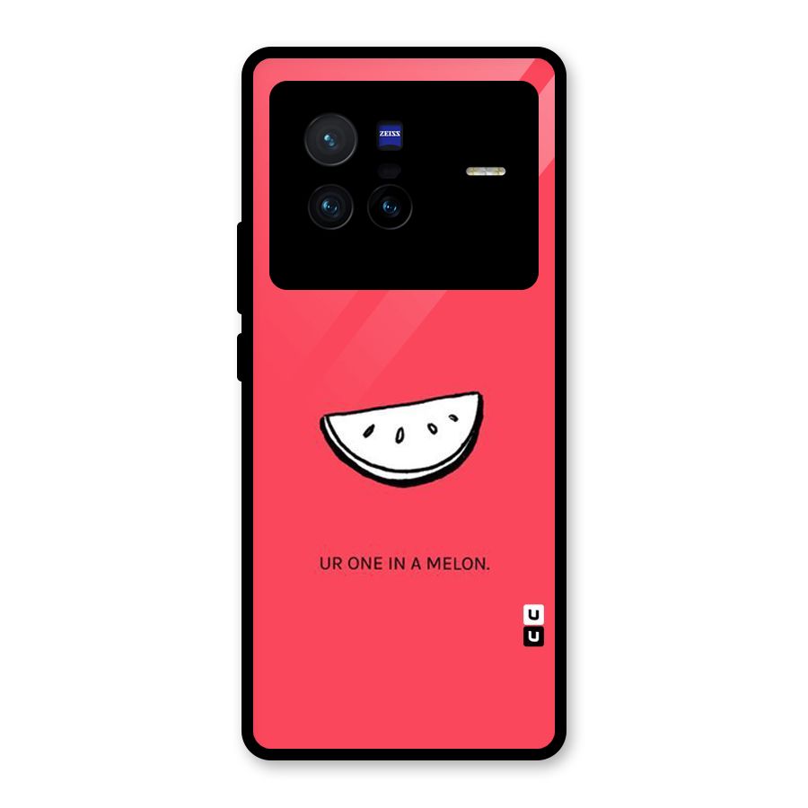 One In Melon Glass Back Case for Vivo X80