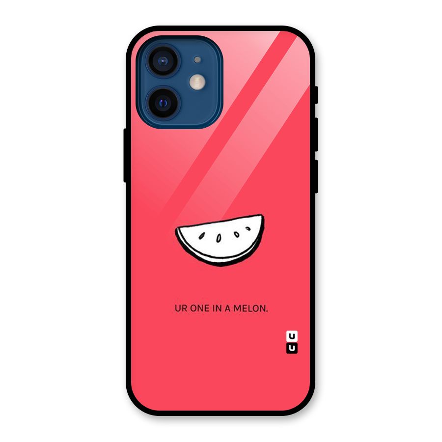 One In Melon Glass Back Case for iPhone 12 Mini