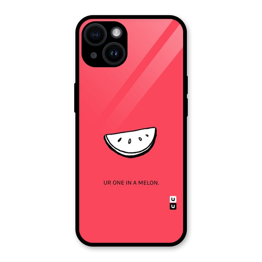 One In Melon Glass Back Case for iPhone 14