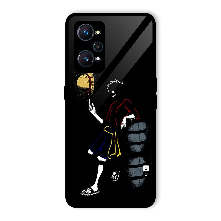 One Piece Luffy Style Glass Back Case for Realme GT 2
