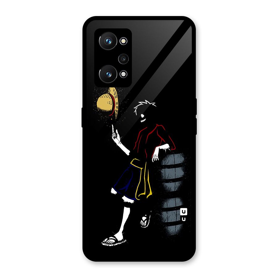 One Piece Luffy Style Glass Back Case for Realme GT Neo 3T