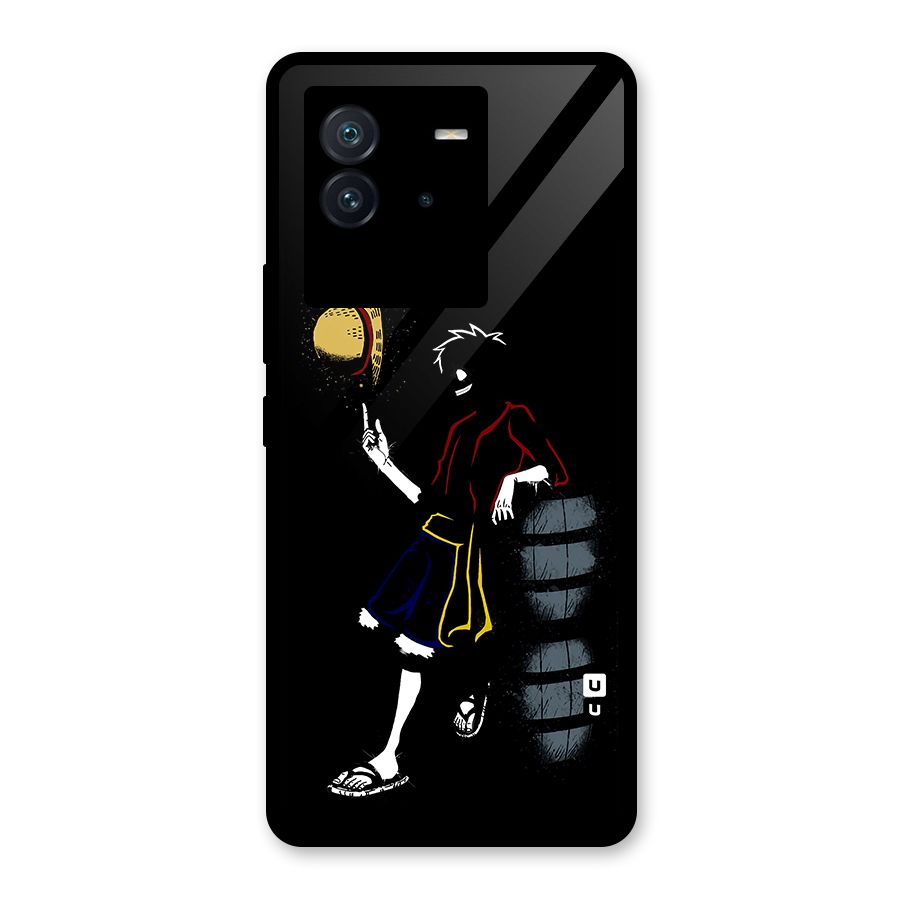 One Piece Luffy Style Glass Back Case for Vivo iQOO Neo 6 5G