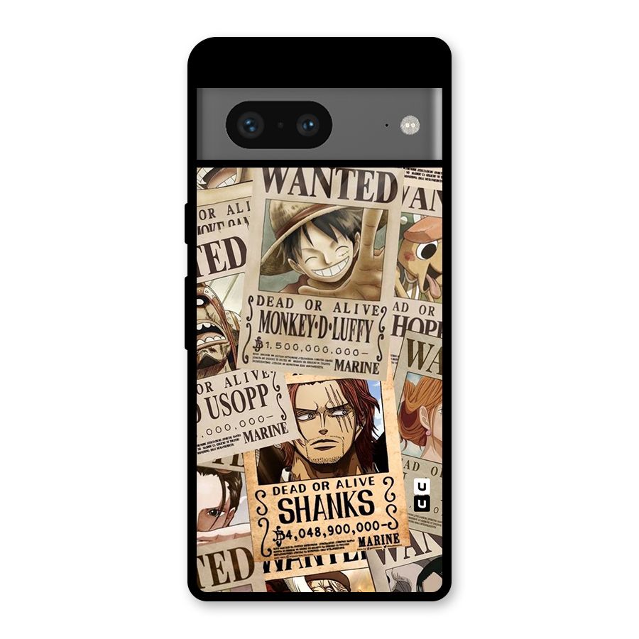 One Piece Most Wanted Glass Back Case for Google Pixel 7