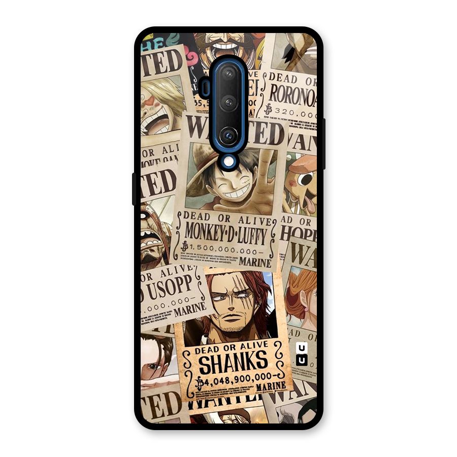 One Piece Most Wanted Glass Back Case for OnePlus 7T Pro