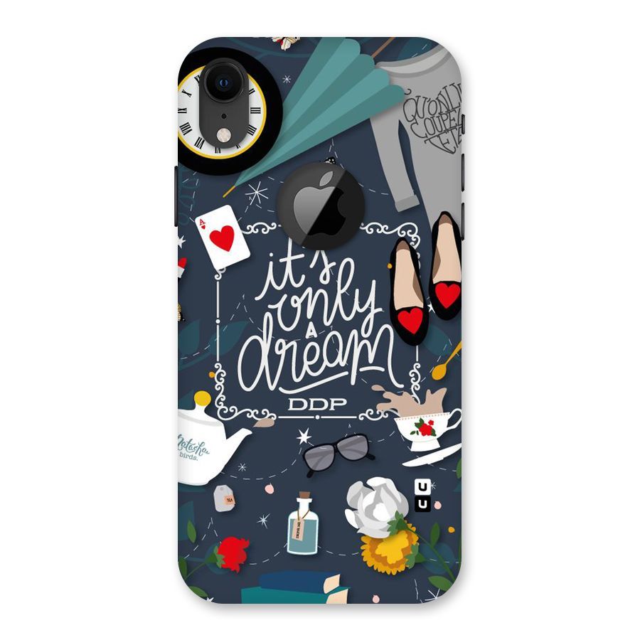 Only A Dream Back Case for iPhone XR Logo Cut