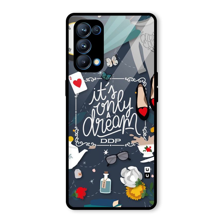 Only A Dream Glass Back Case for Oppo Reno5 Pro 5G