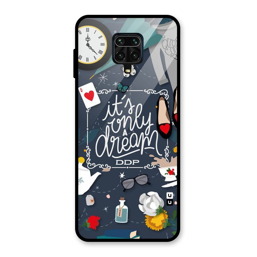 Only A Dream Glass Back Case for Redmi Note 9 Pro