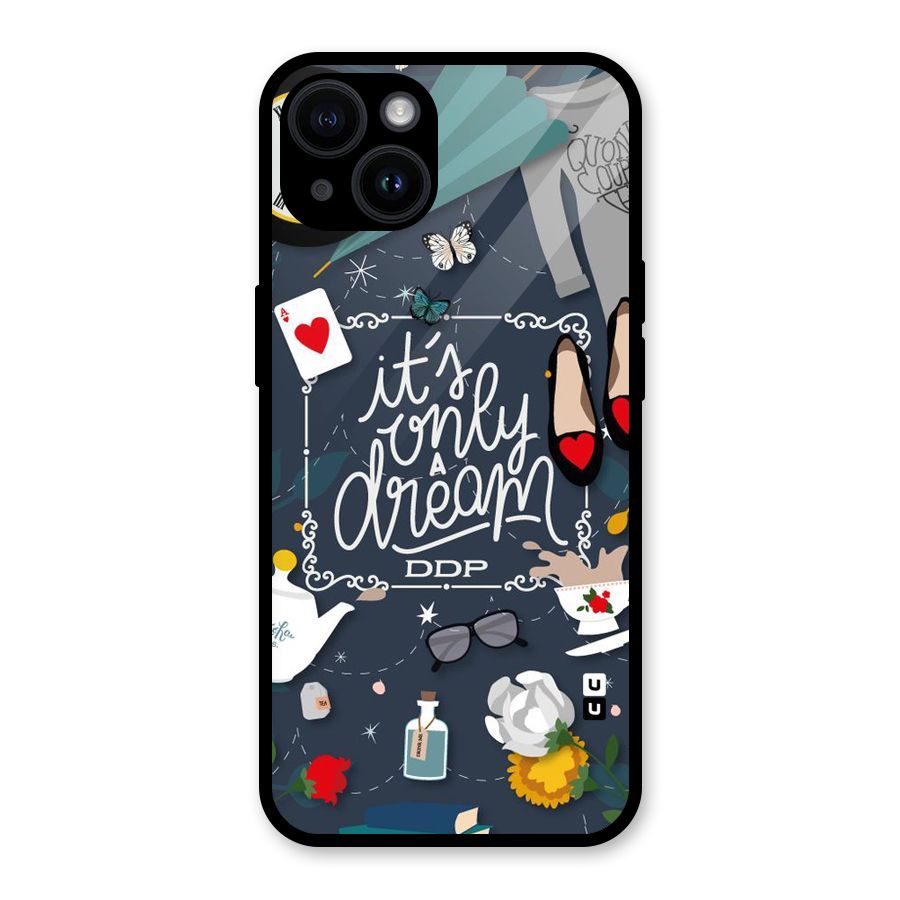 Only A Dream Glass Back Case for iPhone 14