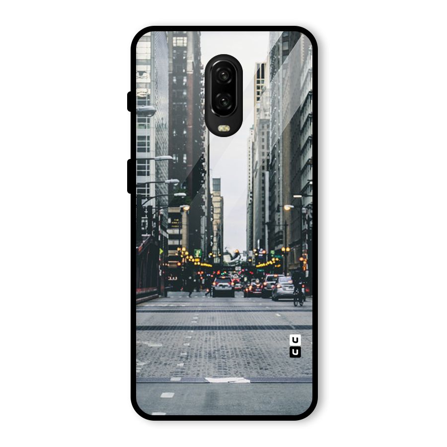 Only Streets Glass Back Case for OnePlus 6T