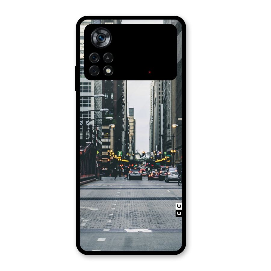 Only Streets Glass Back Case for Poco X4 Pro 5G