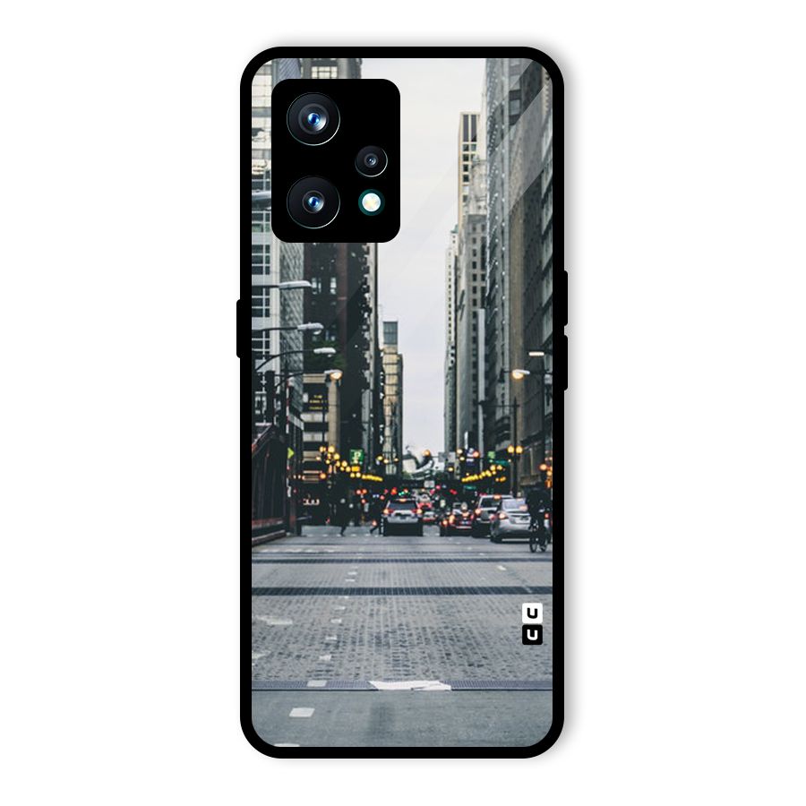 Only Streets Glass Back Case for Realme 9 Pro Plus 5G