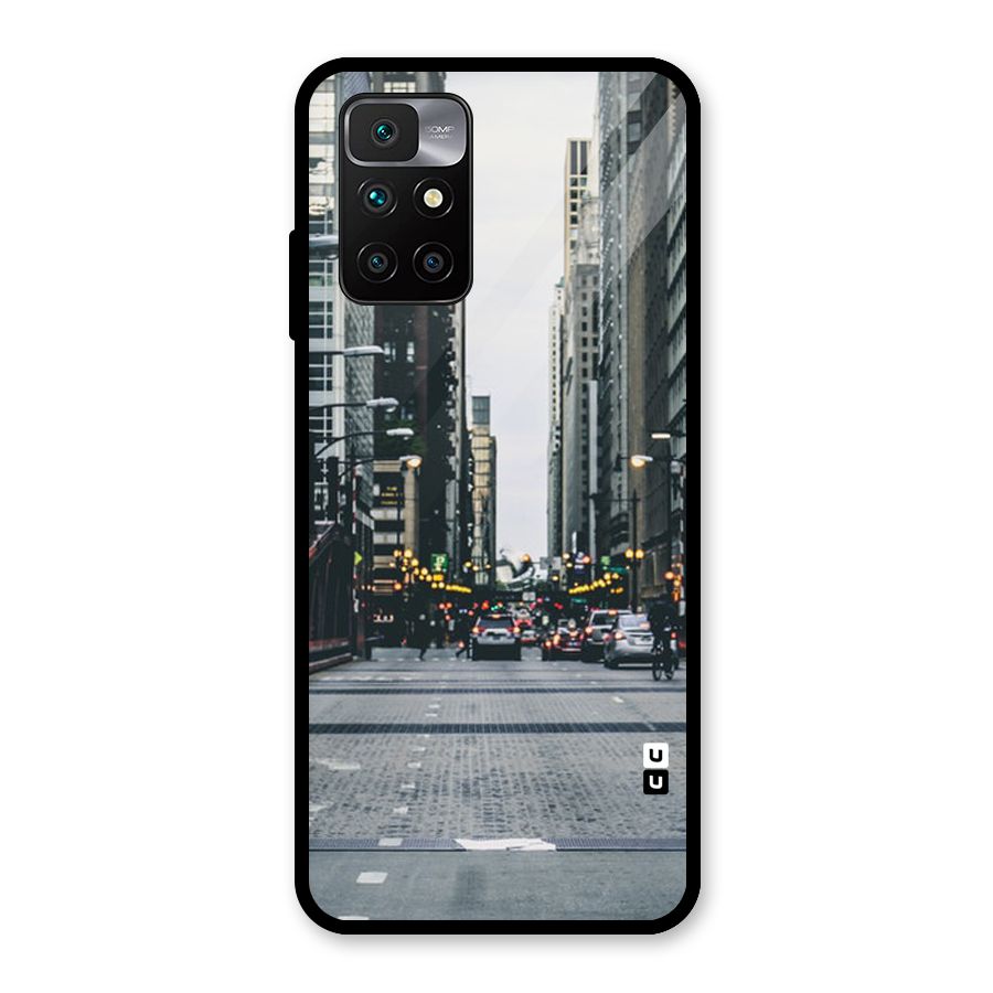 Only Streets Glass Back Case for Redmi 10 Prime
