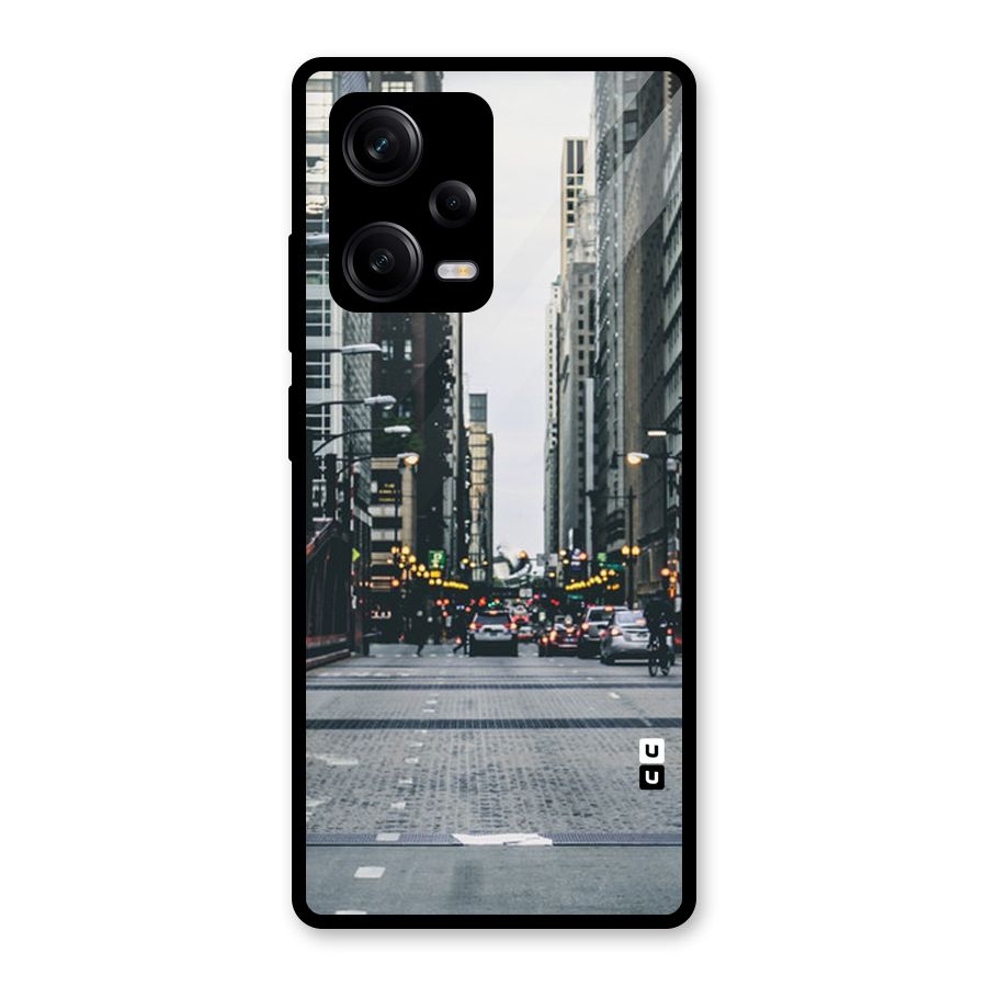 Only Streets Glass Back Case for Redmi Note 12 Pro