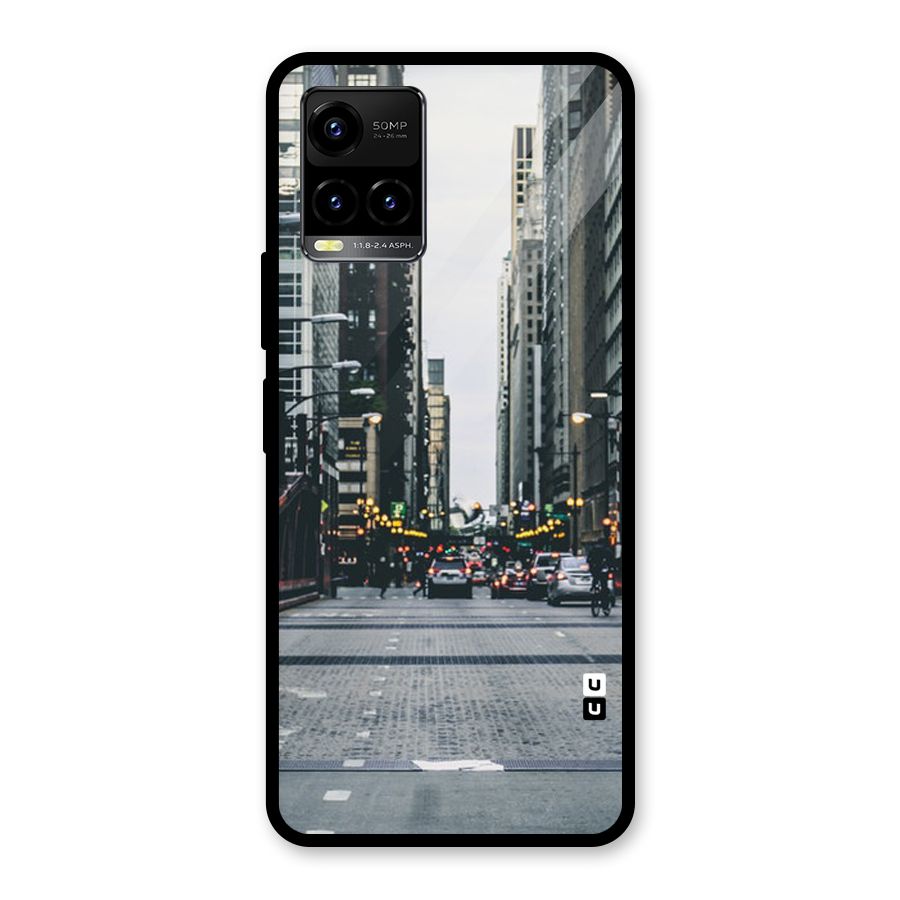Only Streets Glass Back Case for Vivo Y21T