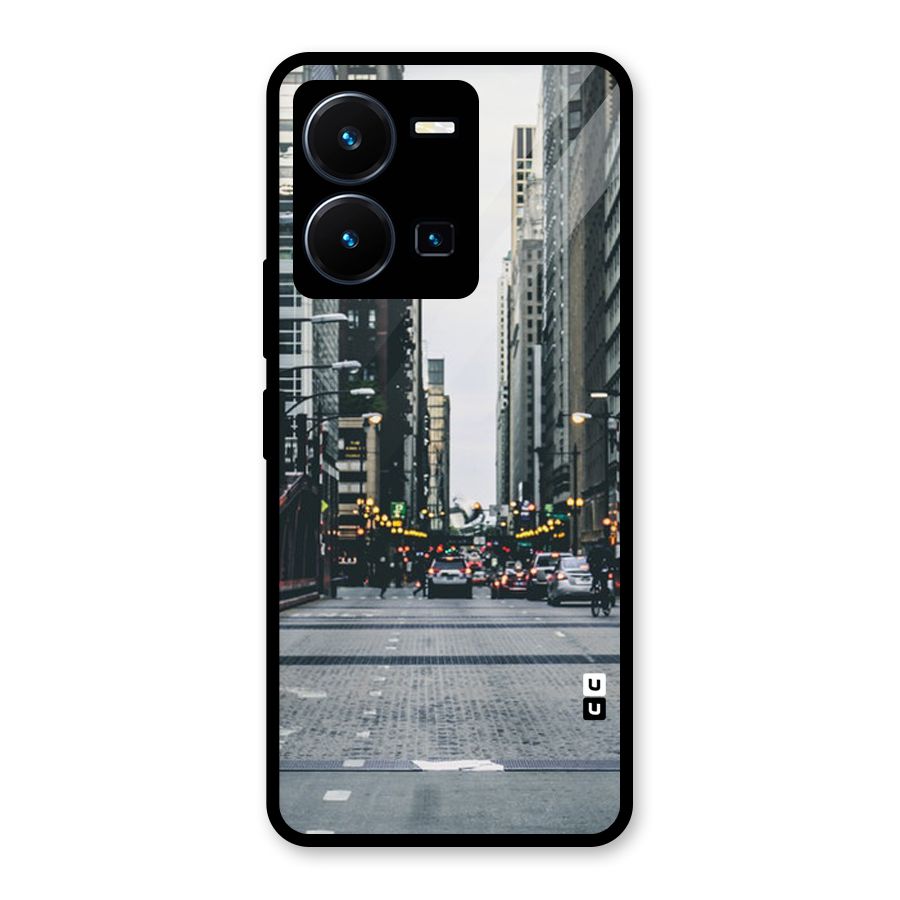 Only Streets Glass Back Case for Vivo Y35