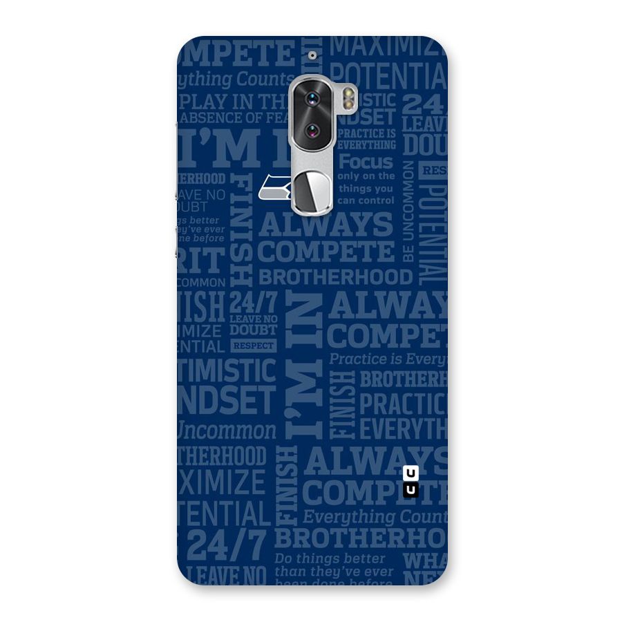 Optimistic Blue Back Case for Coolpad Cool 1