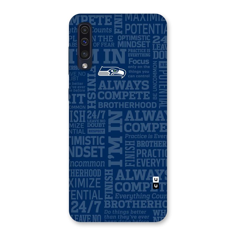 Optimistic Blue Back Case for Galaxy A50s