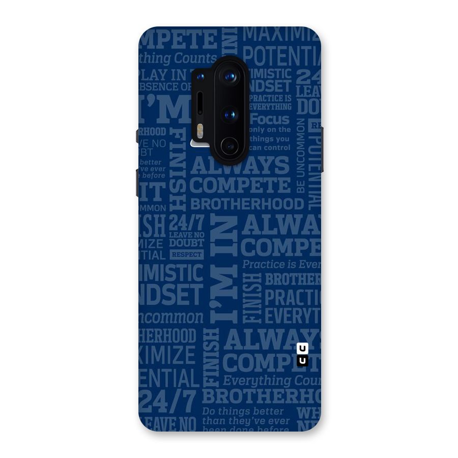 Optimistic Blue Back Case for OnePlus 8 Pro