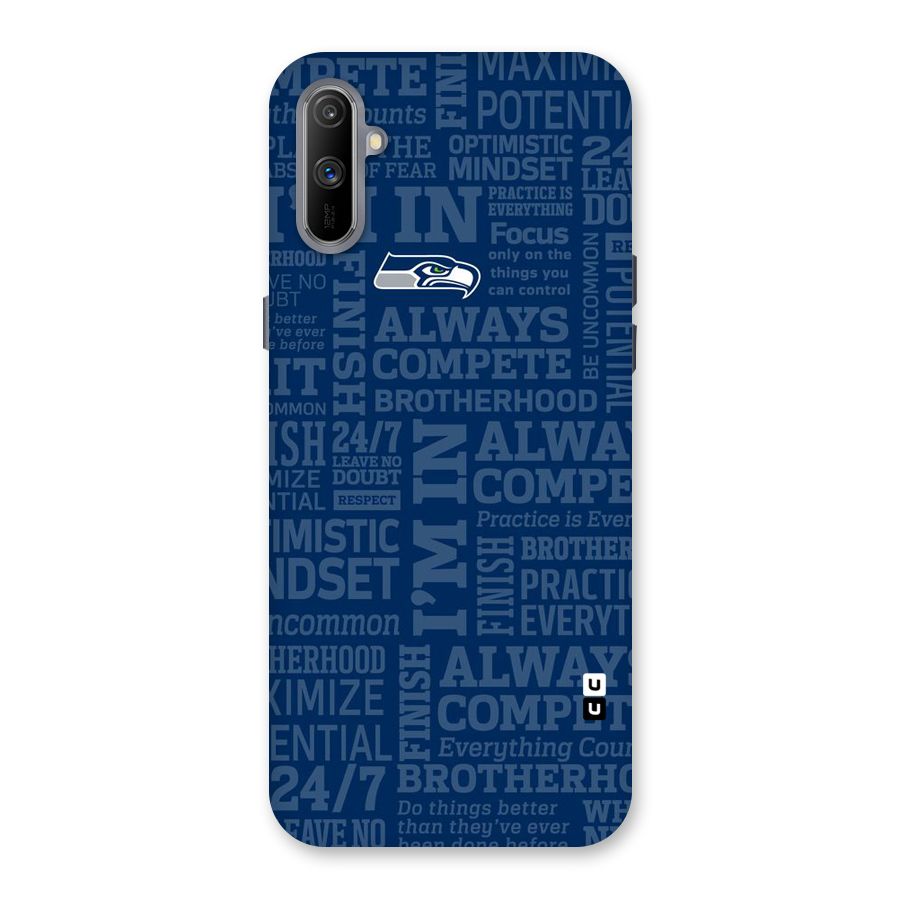 Optimistic Blue Back Case for Realme C3