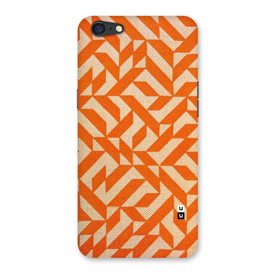 Orange Beige Pattern Back Case for Oppo A71