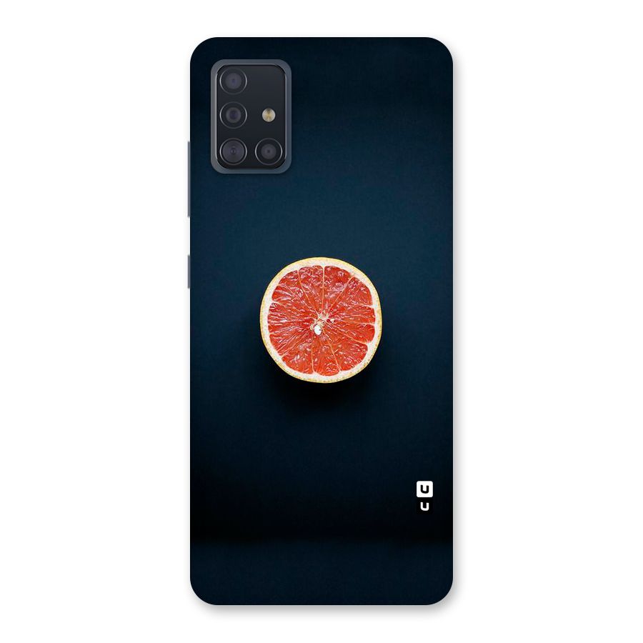 Orange Design Back Case for Galaxy A51