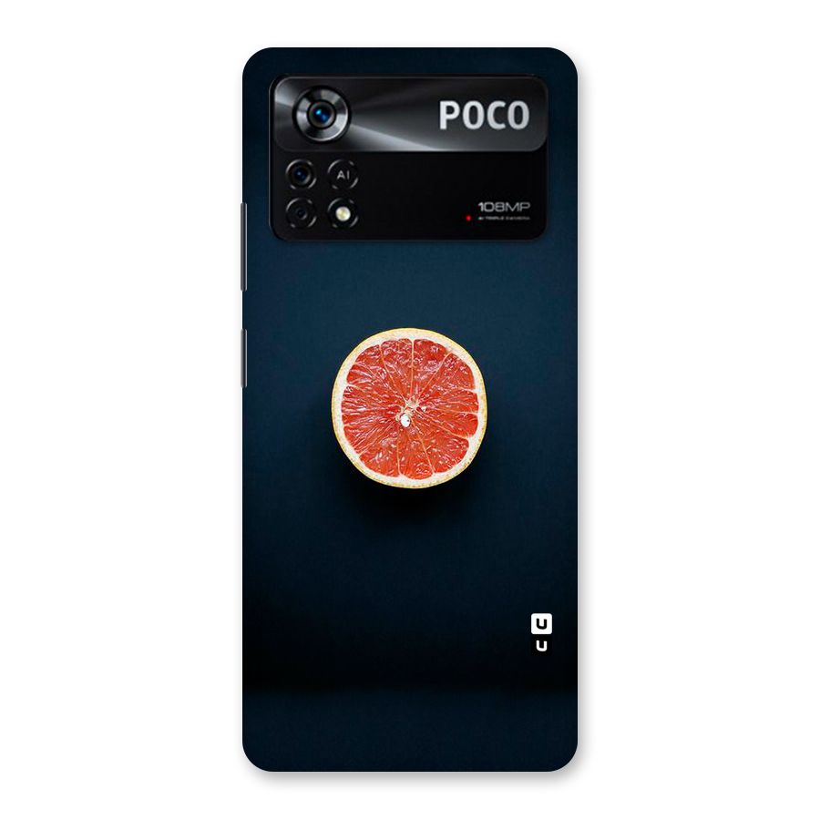 Orange Design Back Case for Poco X4 Pro 5G