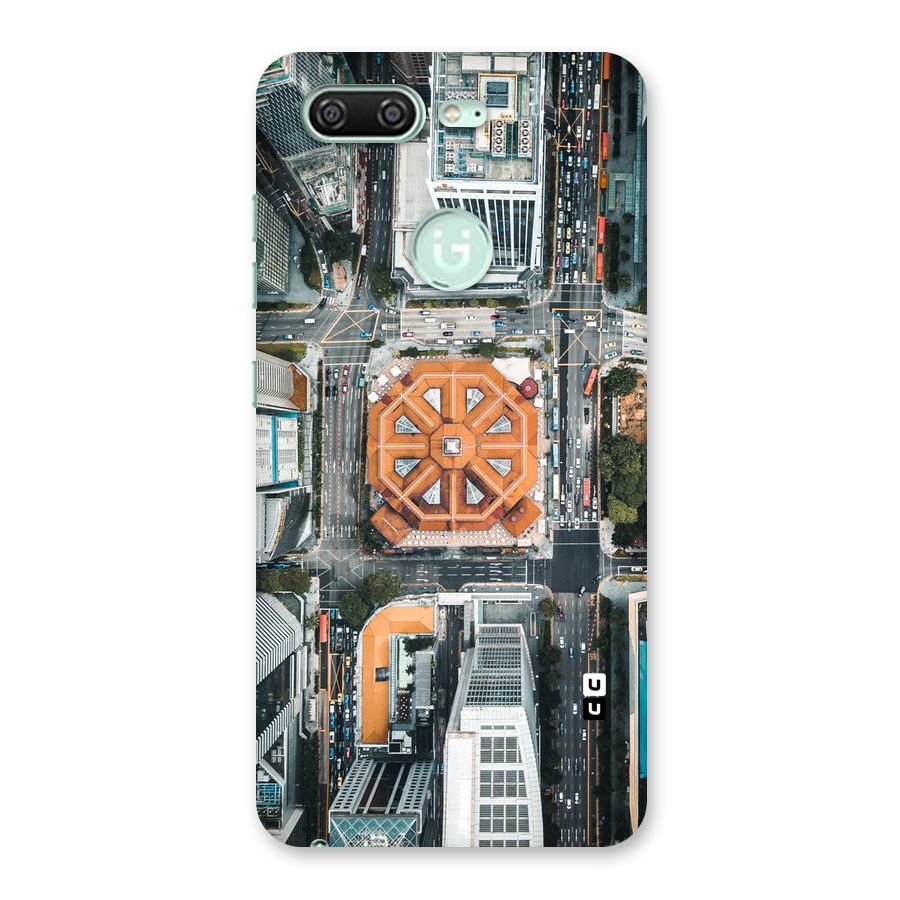 Orange Dome Back Case for Gionee S10