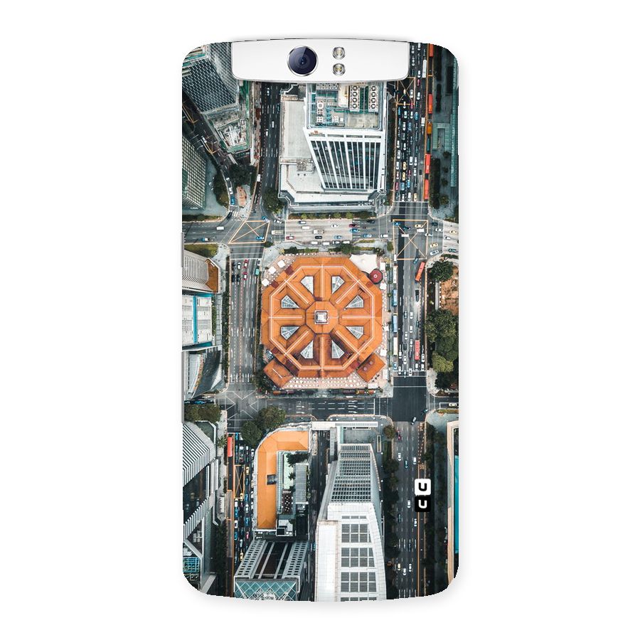 Orange Dome Back Case for Oppo N1