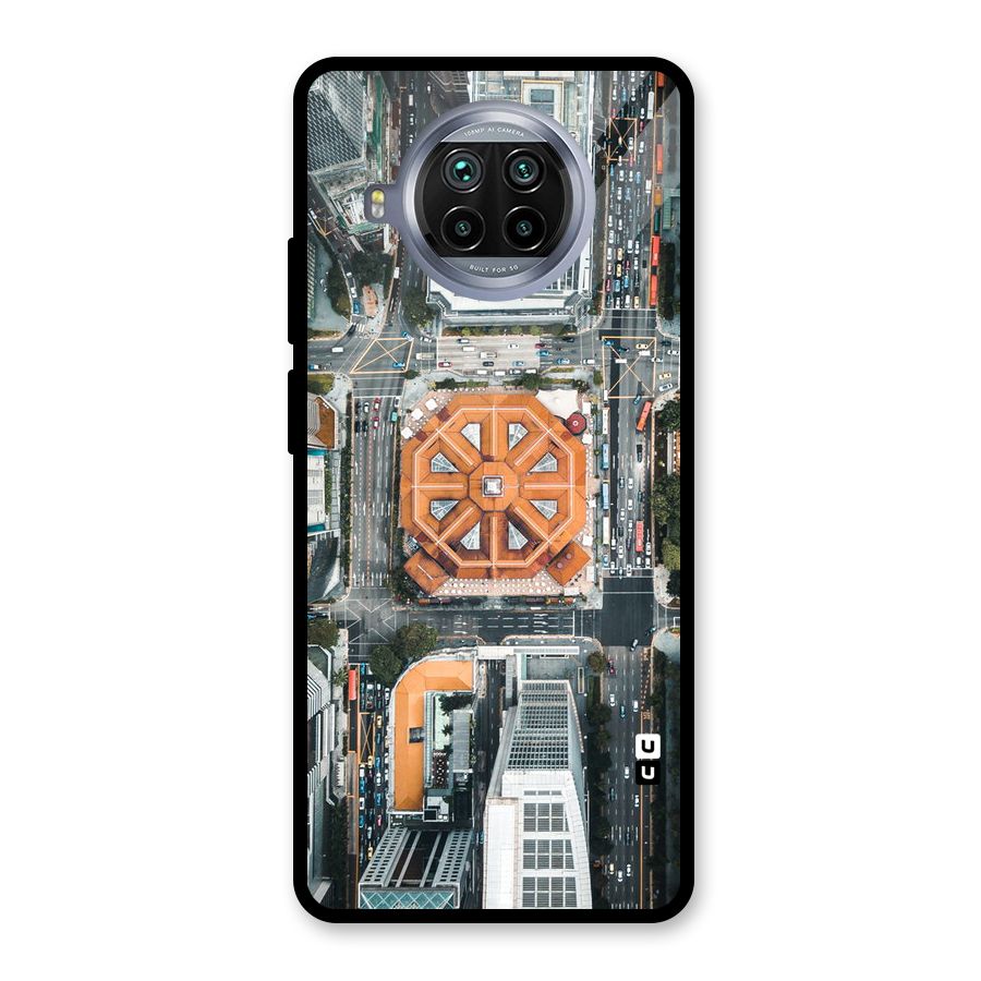 Orange Dome Glass Back Case for Mi 10i