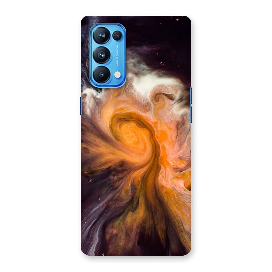 Orange Fusion Back Case for Oppo Reno5 Pro 5G
