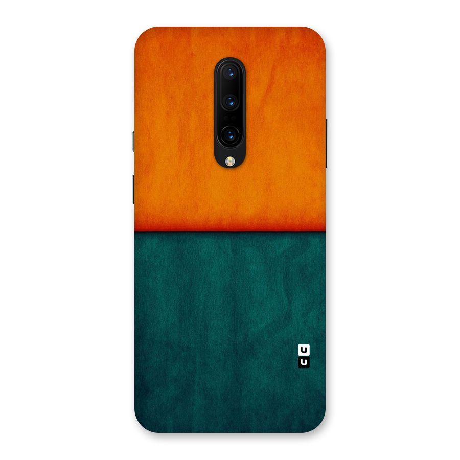 Orange Green Shade Back Case for OnePlus 7 Pro