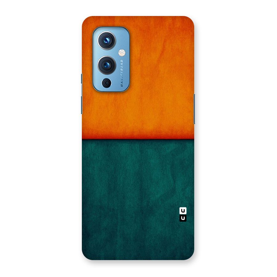 Orange Green Shade Back Case for OnePlus 9